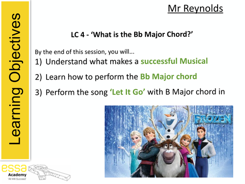 'Let It Go' from Frozen Lesson
