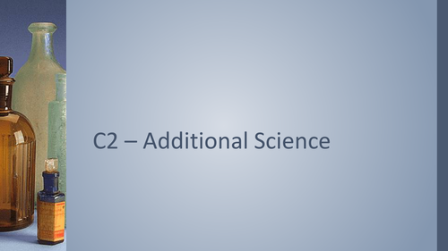 Edexcel C2 Topic 2 Ionic compounds and analysis | Teaching Resources