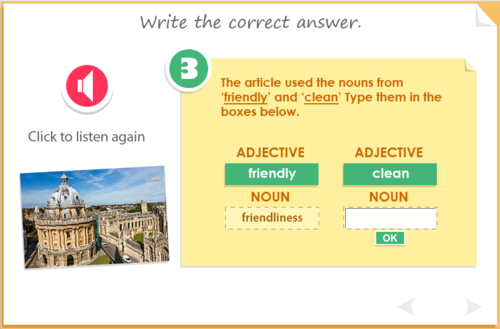 Reading comprehension - The Best Cities in Britain 