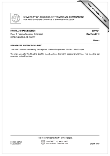 IGCSE Paper 2 Exam walkthrough