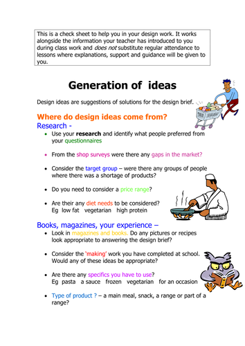 Food tech evaluation example picture
