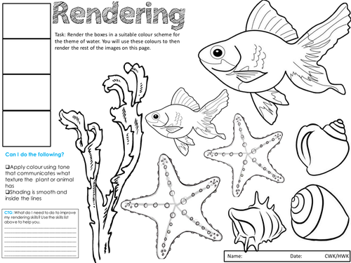 Water Themed Rendering