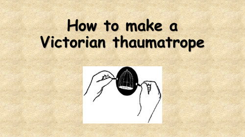Victorian thaumatrope