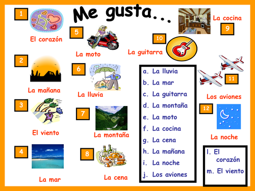 Gustar | Teaching Resources