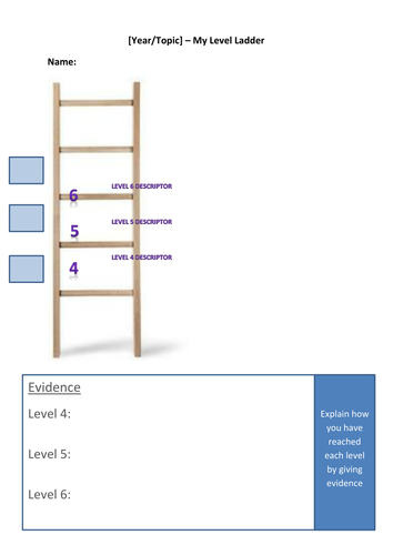 Level Ladder Template