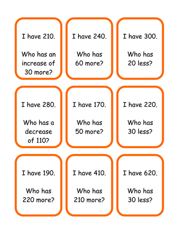 Follow Me Loop Cards - Year 4