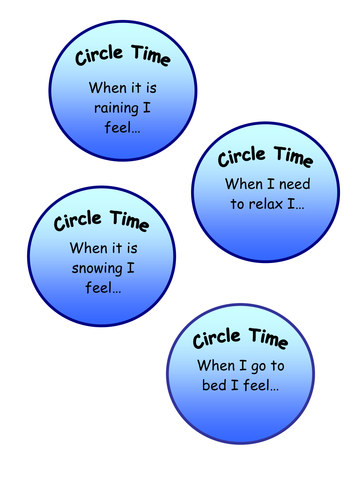 Circle Time Cards