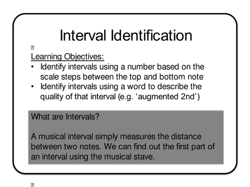 Interval Identification