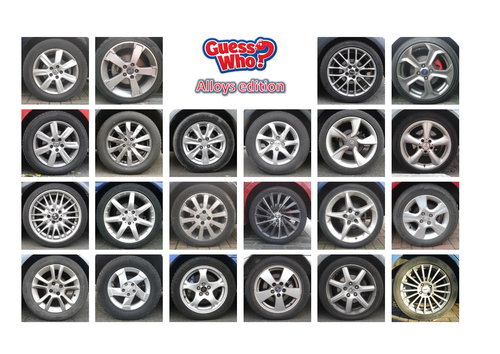 Rotational Symmetry: Alloy Wheels Guess Who