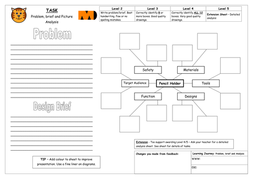 Year 7 Pencil Holder / Baseline Test