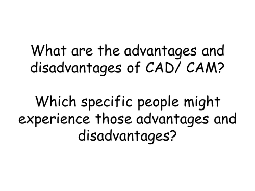 Advantages and Disadvantages of CAD