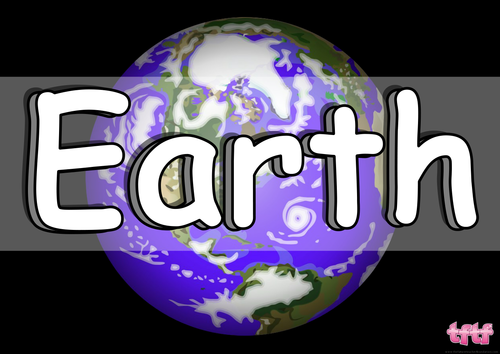 Space and Earth Display titles for KS1 or KS2 Science Display