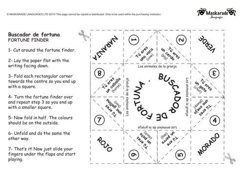 KS1 SPANISH: Farm & Zoo animals