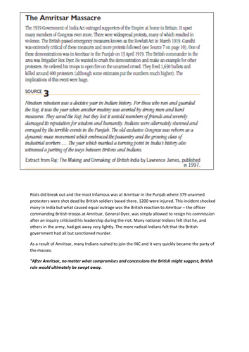 Why did the British leave India?