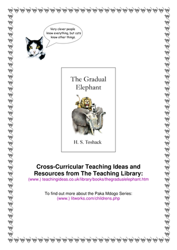 ‘The Gradual Elephant’ Cross-Curricular Teaching Ideas and Resources