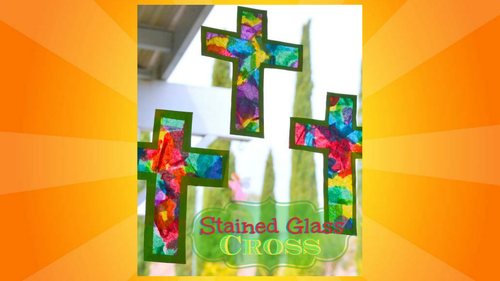 Stained glass crosses