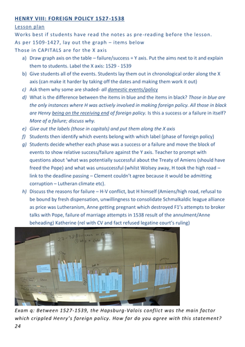 Henry VIII Foreign Policy 1527-end 1538