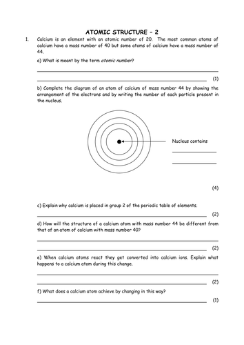 Chemistry: Electronic Arrangement