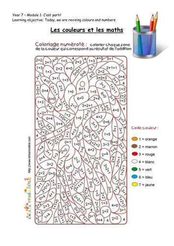 Les couleurs et les nombres