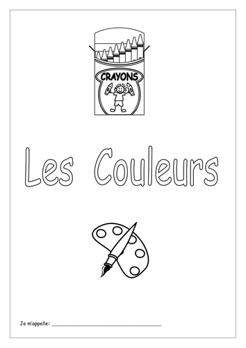 FRENCH - Les Couleurs - Activity Booklet KS1 - Worksheets