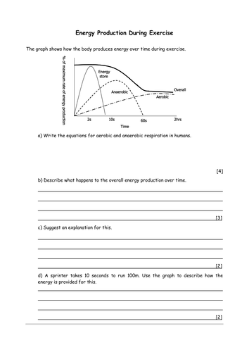 Biology: Energy and Exercise