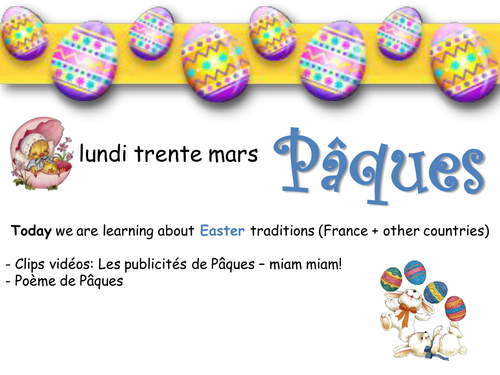 French Easter lessons 2015 