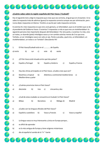 ¿Cuánto sabes sobre la región del País Vasco?