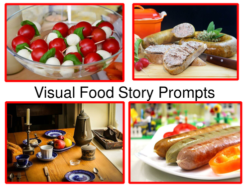 Visual Food Story Prompts