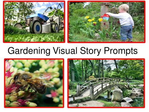 Gardening Visual Story Prompts