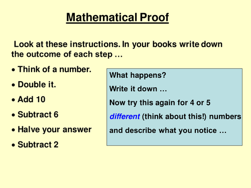 Introducing Mathematical Proof