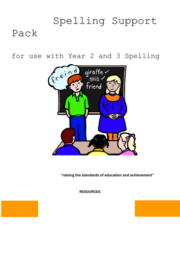 Phonics spelling resource pack