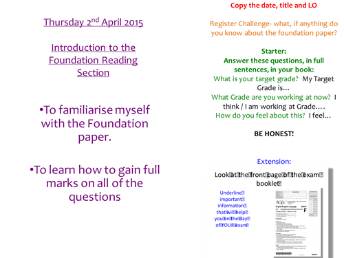 Full Day English Language Booster Foundation - For Boys! 