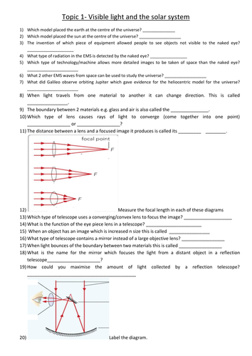 P1 Physics Edexcel Short answer recall questions