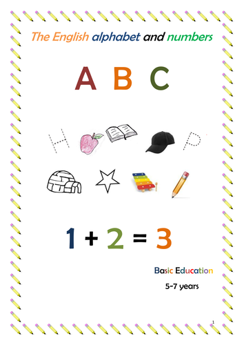 My ABCs and Numbers