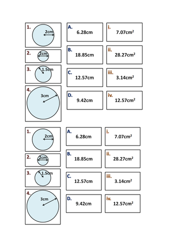 Area and Circumference of a circle complete course