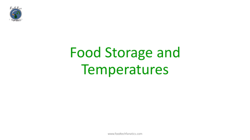 Y7 L1 Food Storage and Temperatures Solo Lesson Pack