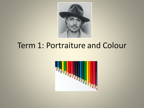 Year-7-Portraiture & Colour Theory