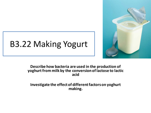 Making Yoghurt 