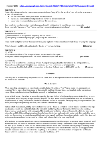 Cambridge IGCSE 0522 extended mock exams (adapted to suit 2015 ...