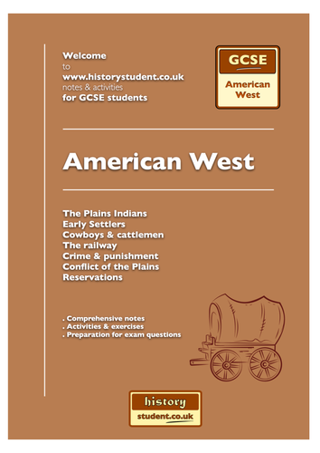 Pre 2016: AQA GCSE History A: Unit 2A -  American West