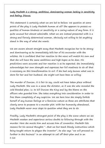 Macbeth essay pdf picture
