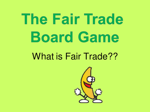 Fair Trade Interactive Board Game