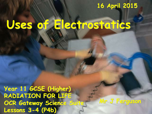   P4b Uses of Electrostatics
