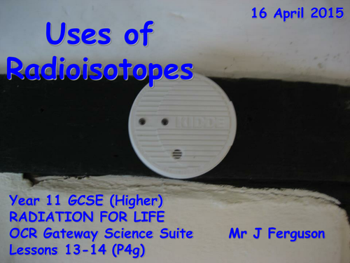 P4g Uses of Radioisotopes