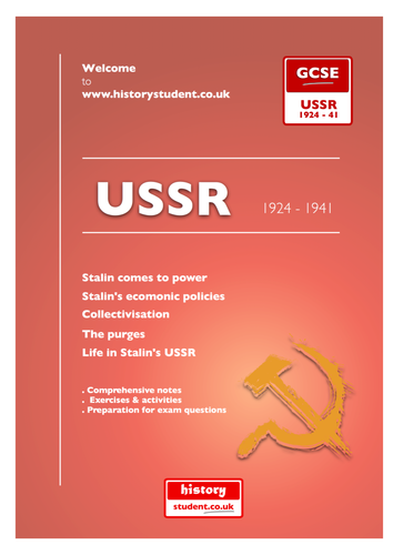 Pre 2016: AQA GCSE History: USSR 1924 - 1941