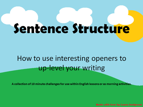 Sentence Structure Powerpoint