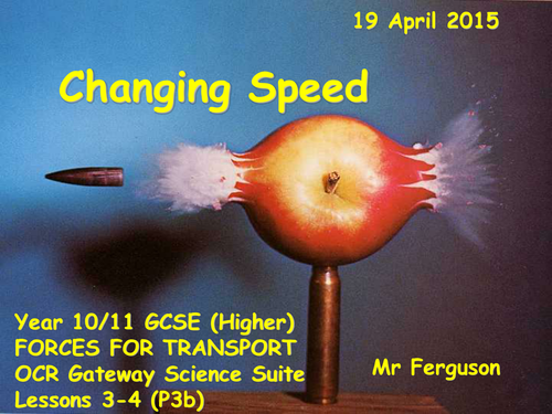   P3b Changing Speed