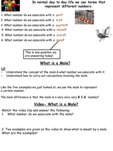 Introduction to the mole