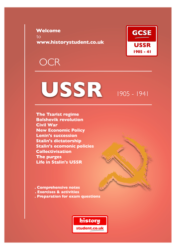 Pre 2016: OCR GCSE History: USSR 1905 - 1941