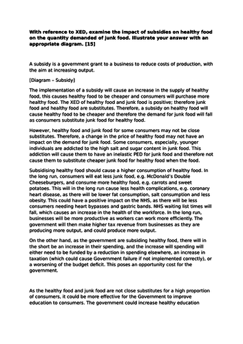 Subsidies essays image